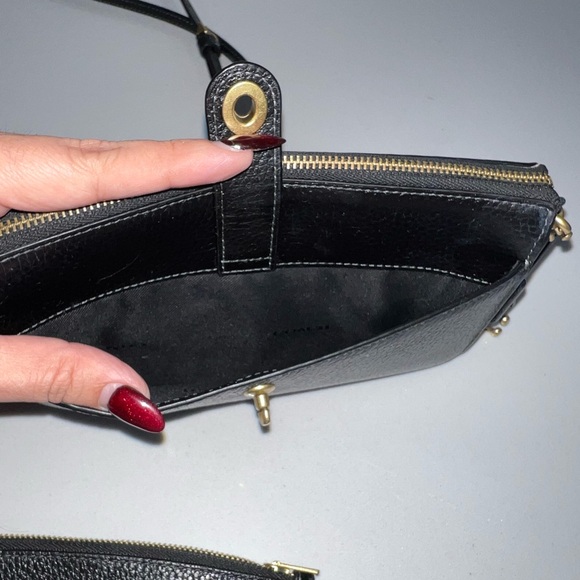 Coach Noa Pop-Up Leather Messenger Crossbody Bag with removable card pouch - Picture 10 of 16